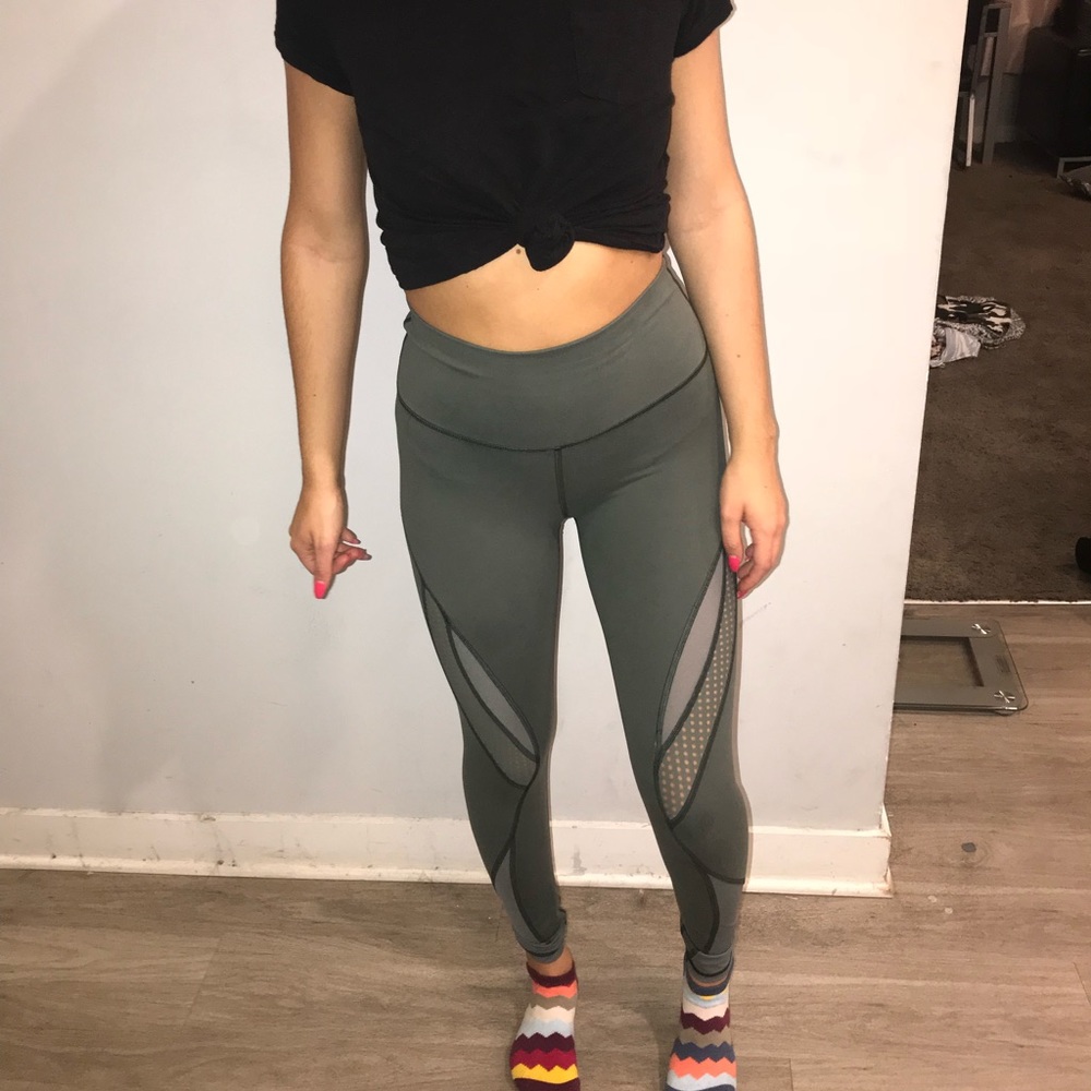 Aerie mesh cutout leggings